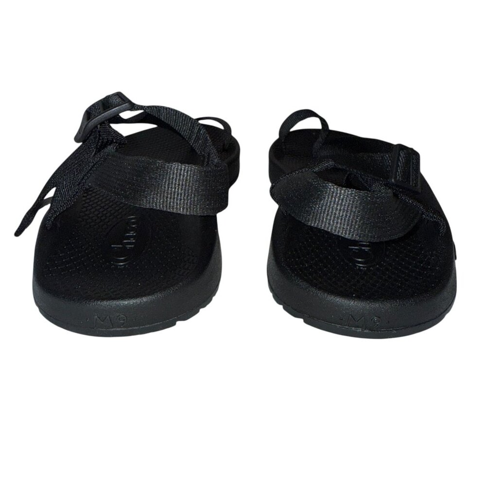 NWOT Chaco Bodhi Sandals Mens 9 Solid Black Adjustable Strap Lightweight - Picture 7 of 9